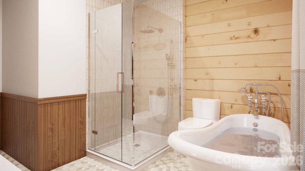 Furnished interior view inside a new home in , Morganton (Image 12).