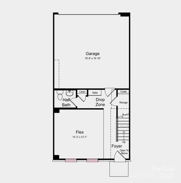 Lower Level Floor Plan - Additional highlights include: fireplace, beverage center, gourmet kitchen