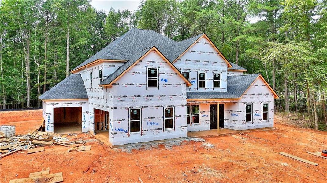 In-progress construction of a new home in , Monroe, GA (Image 5).