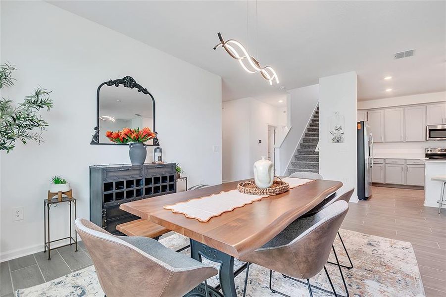 Furnished interior view inside a new home in , St. Cloud (Image 6).
