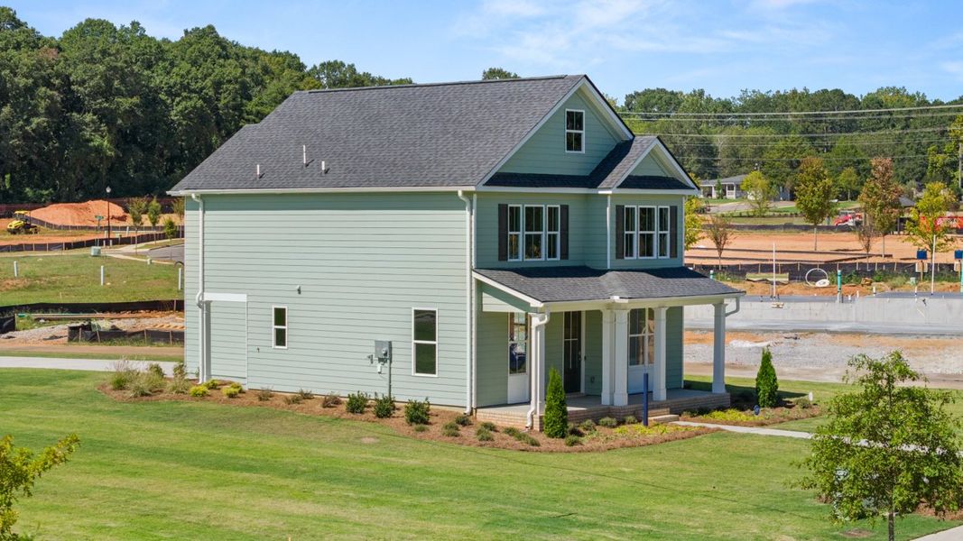 Representative exterior photo of a completed home built from the Iria Glen by D.R. Horton in Brookland Commons, Monroe, GA (Image 24).