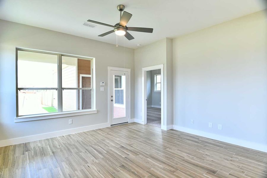 The Belville - Family Room The Belville - Family Room