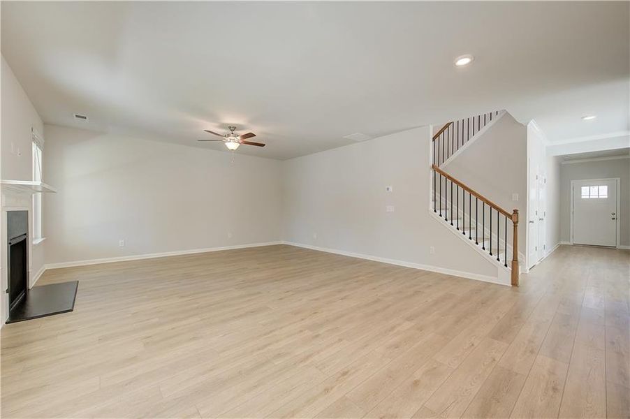 Spacious, unfurnished interior of a new home in Burchwood, Stockbridge (Image 19).