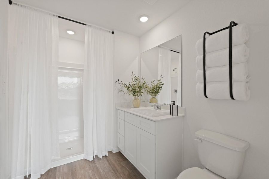 Furnished interior view inside a new home in Sunset Valley, Hockley (Image 13). Furnished interior view inside a new home in Sunset Valley, Hockley (Image 13).