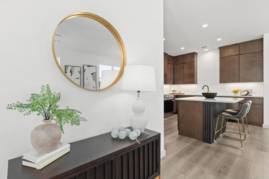 This picture is from another build with a similar floorplan.  The listing is for a to be built home with similar build and fit and finish.