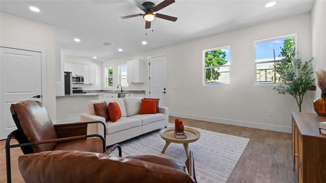 Furnished interior view inside a new home in , Tampa (Image 16).
