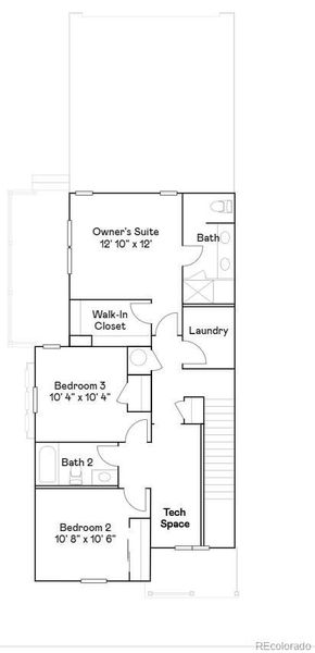 2D floor plan layout of this home in , Thornton, CO (Image 3).