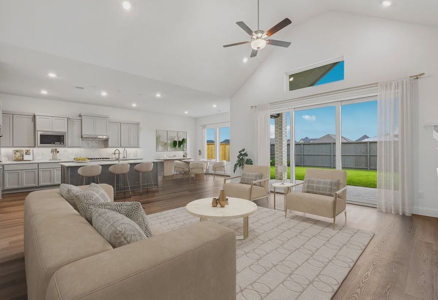 Homesite 6001 Great Room - Staged - 4 of 17