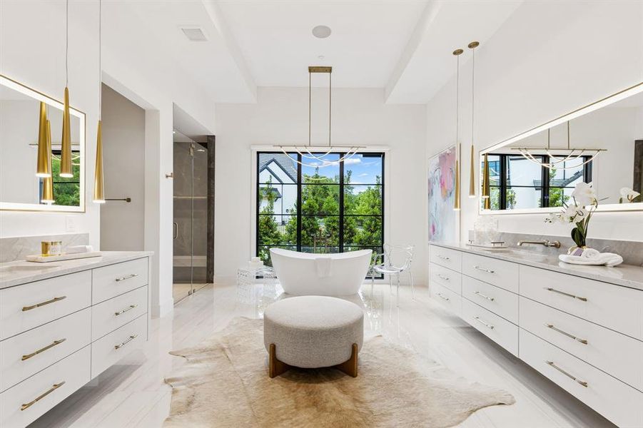 Furnished interior view inside a new home in , Southlake (Image 8). Furnished interior view inside a new home in , Southlake (Image 8).