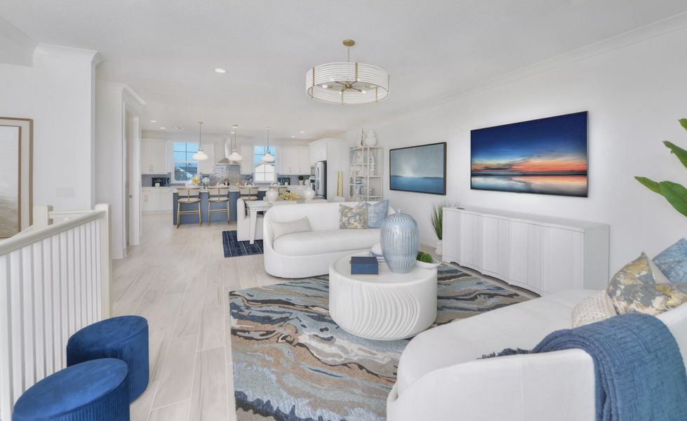 Furnished interior view inside a new home in Verona Oceanside, Ormond Beach (Image 18).