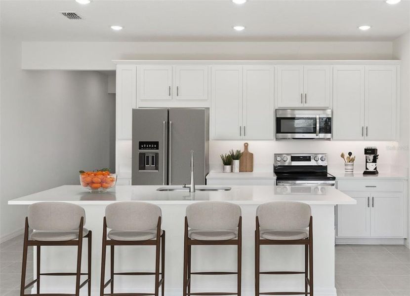 Furnished interior view inside a new home in Estes Reserve, Eustis (Image 9).