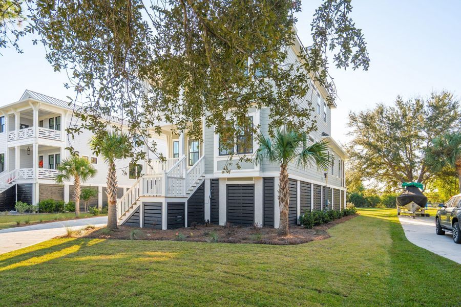 Exterior details and patio area of a home in , Johns Island (Image 44). Exterior details and patio area of a home in , Johns Island (Image 44).