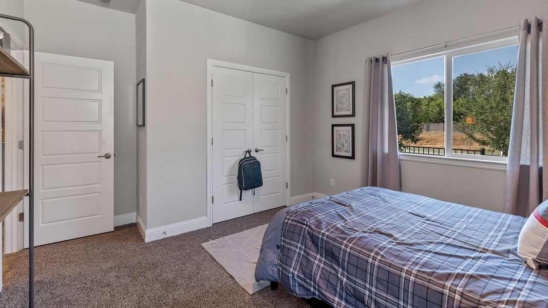 Furnished interior view inside a new home in Eagle Creek, Denton (Image 30). Furnished interior view inside a new home in Eagle Creek, Denton (Image 30).