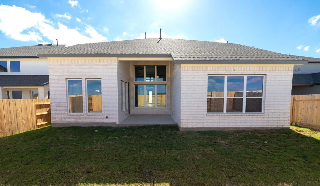 Exterior details and patio area of a home in Nolina - 50', Georgetown (Image 1).