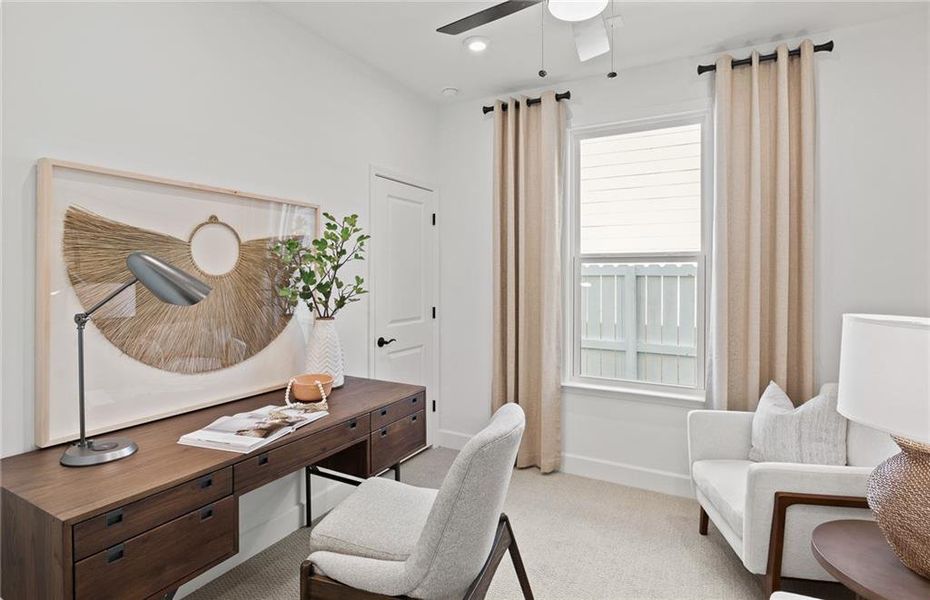 Furnished interior view inside a new home in Sun City Peachtree, Griffin (Image 13).