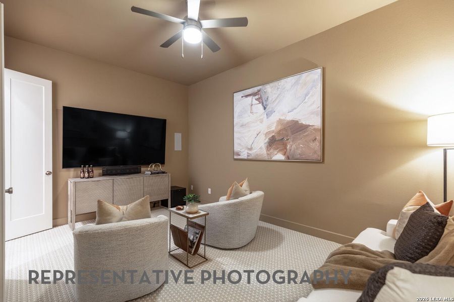 Furnished interior view inside a new home in Veramendi, New Braunfels (Image 6). Furnished interior view inside a new home in Veramendi, New Braunfels (Image 6).