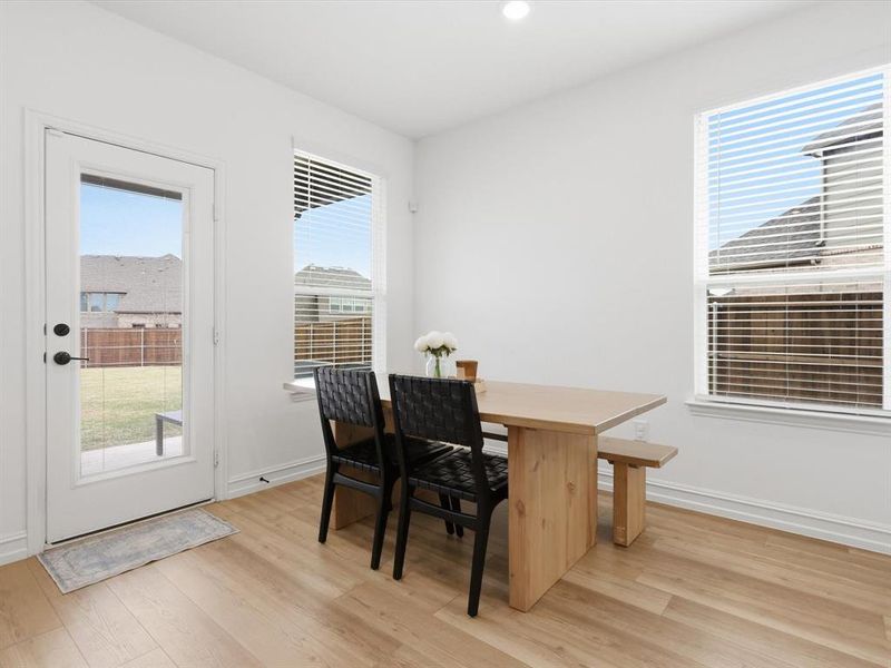 Furnished interior view inside a new home in , McKinney (Image 30).