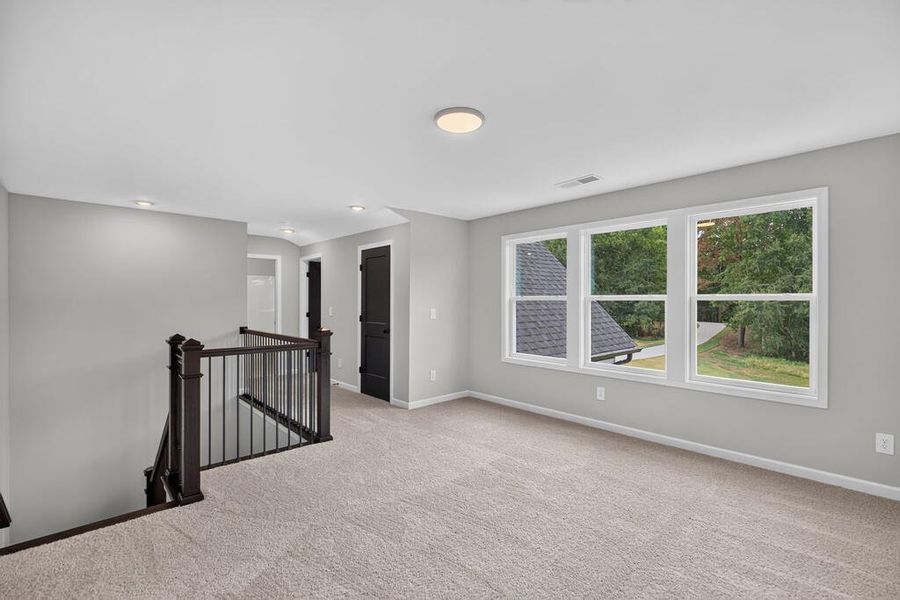 Spacious, unfurnished interior of a new home in Blackwelder Bluff, Bowdon (Image 41).