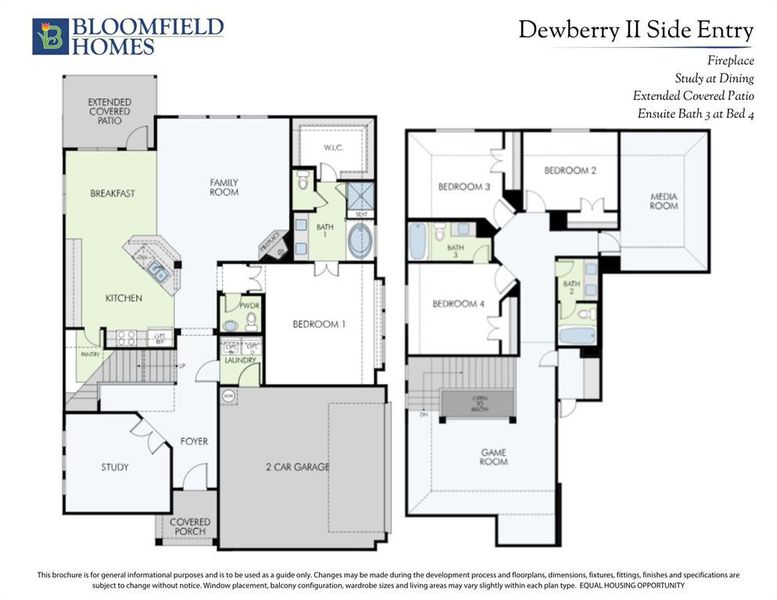 2D floor plan layout of this home in Ridgepoint, Midlothian, TX (Image 5).
