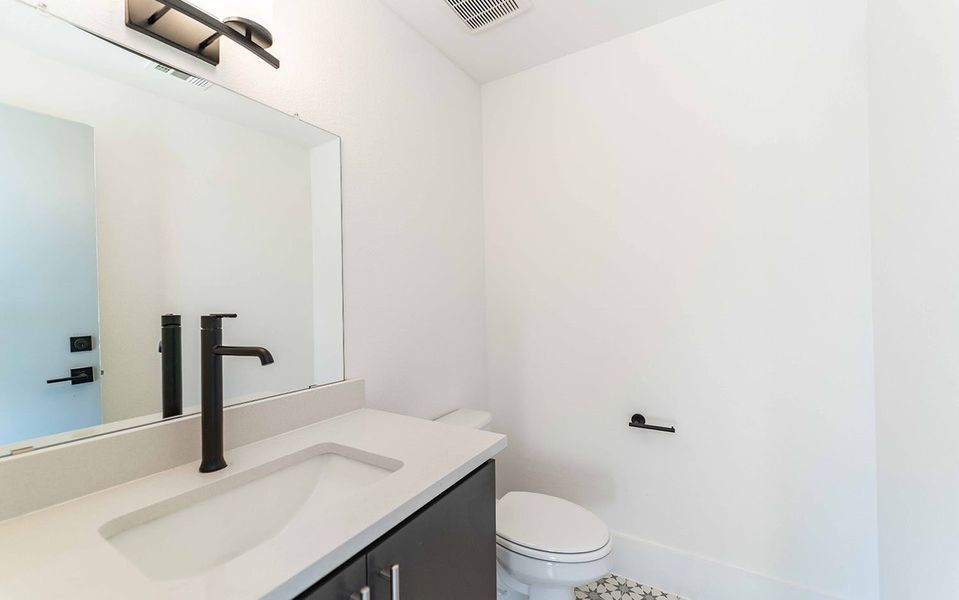 Furnished interior view inside a new home in Preserve at Lakeway, Austin (Image 12).