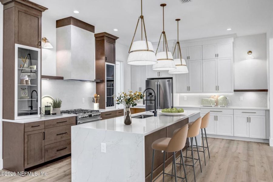 Furnished interior view inside a new home in , St. Augustine (Image 14).