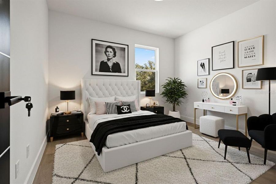 Furnished interior view inside a new home in , Dunnellon (Image 18).