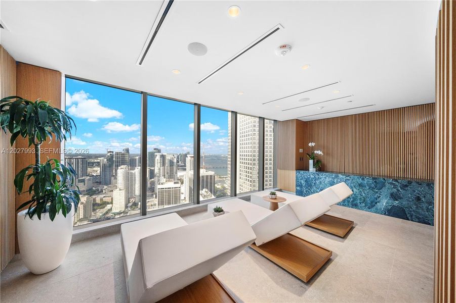 Furnished interior view inside a new home in Aston Martin Residences, Miami (Image 30). Furnished interior view inside a new home in Aston Martin Residences, Miami (Image 30).