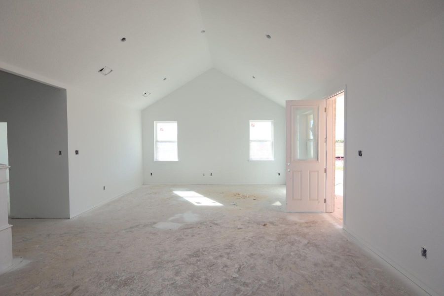 Dining area and great room - still under construction!