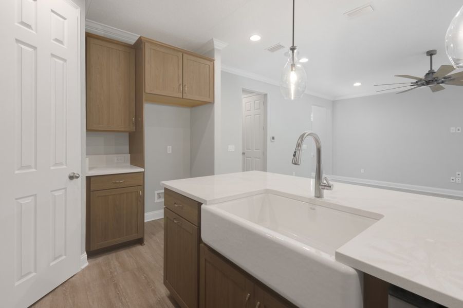 Representative furnished interior of a home built from the Boca by Riverside Homes in Mariposa at EverRange, Jacksonville (Image 6).