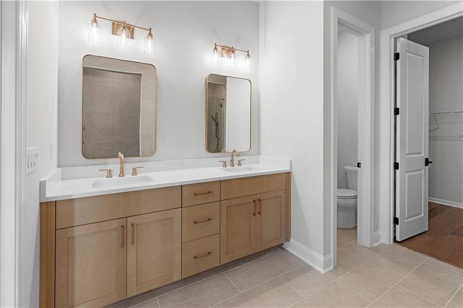 Furnished interior view inside a new home in Promenade at Sawnee Village, Cumming (Image 11).