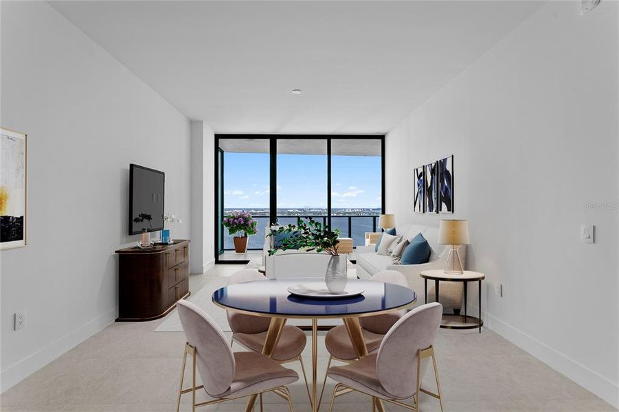 Furnished interior view inside a new home in , Tampa (Image 12).