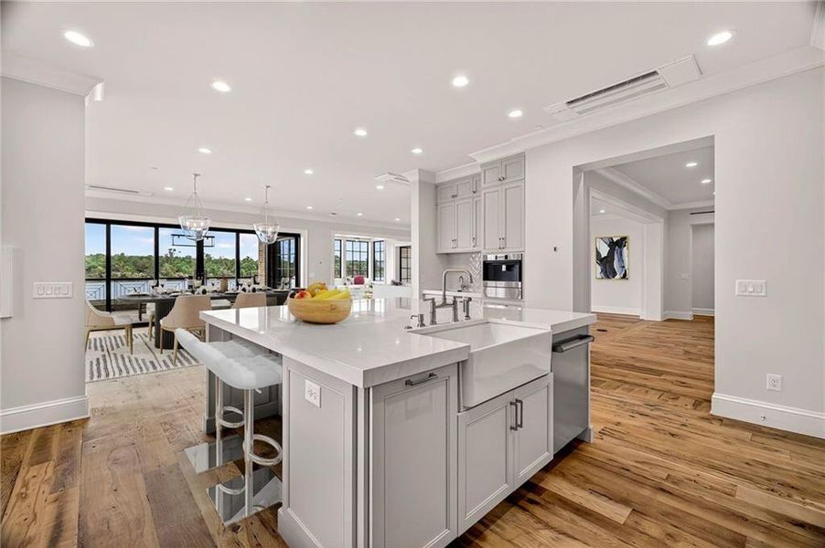 Furnished interior view inside a new home in , Savannah (Image 9).