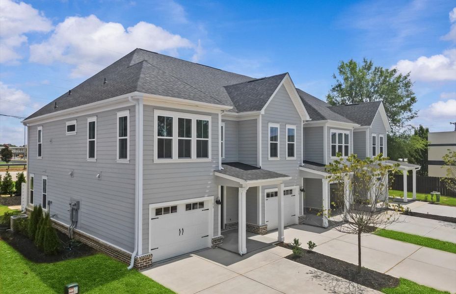 Front exterior of a new home in Alston Park, Greenville, SC, highlighting curb appeal (Image 19).