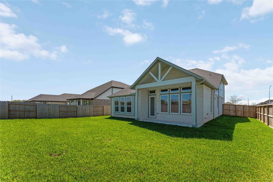 Exterior details and patio area of a home in Arabella on the Prairie, Richmond (Image 3).