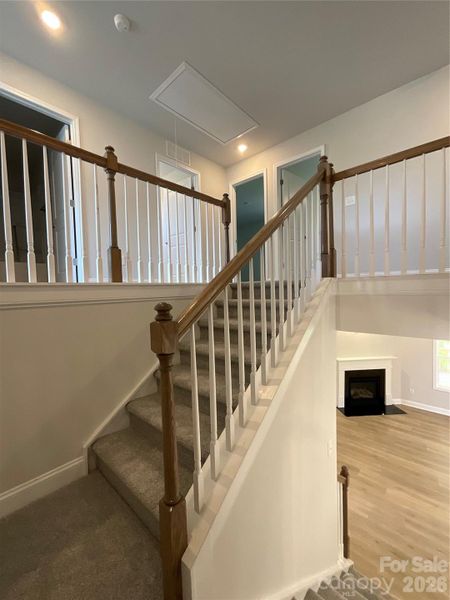 Open staircase