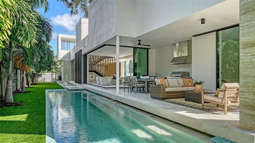 Exterior details and patio area of a home in , Sarasota (Image 40). Exterior details and patio area of a home in , Sarasota (Image 40).