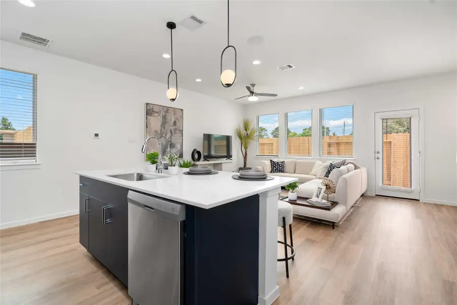 Furnished interior view inside a new home in Alaia Crossing, Houston (Image 6).