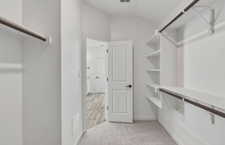Representative furnished interior of a home built from the Lochridge by Pulte Homes in Woodside, Georgetown (Image 13).
