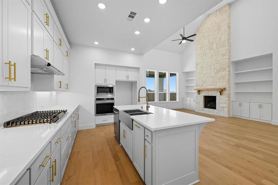 Furnished interior view inside a new home in Sandbrock Ranch: 50ft. lots, Aubrey (Image 11). Furnished interior view inside a new home in Sandbrock Ranch: 50ft. lots, Aubrey (Image 11).