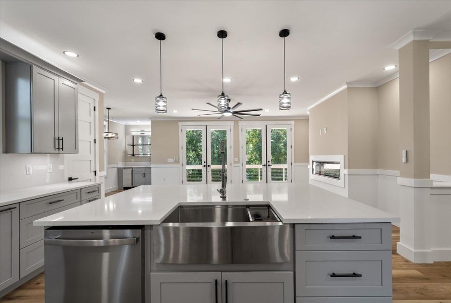 Furnished interior view inside a new home in , Charleston (Image 33).
