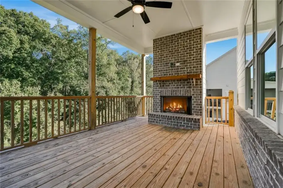 Exterior details and patio area of a home in , Sugar Hill (Image 4). Exterior details and patio area of a home in , Sugar Hill (Image 4).