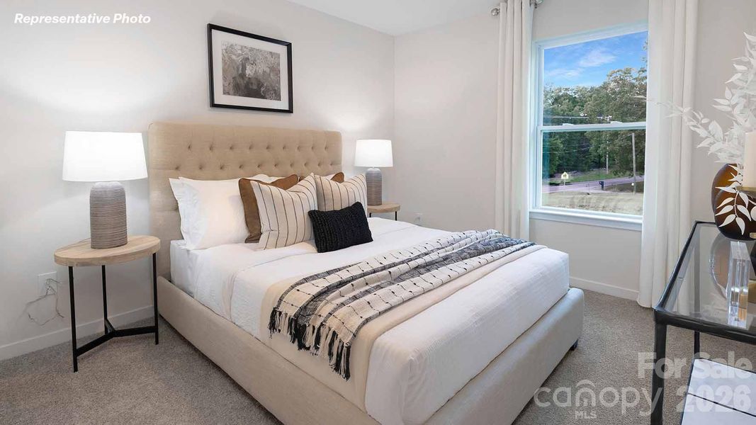 Furnished interior view inside a new home in Brinkley Ridge, Kings Mountain (Image 17).