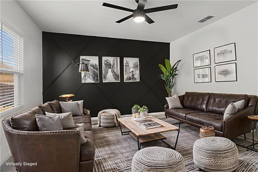 Furnished interior view inside a new home in , Winder (Image 14).