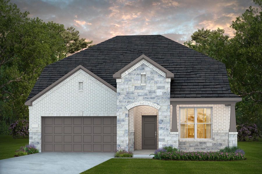 Representative exterior photo of a completed home built from the Keller by Pulte Homes in West Cypress Hills, Spicewood, TX (Image 2). Representative exterior photo of a completed home built from the Keller by Pulte Homes in West Cypress Hills, Spicewood, TX (Image 2).