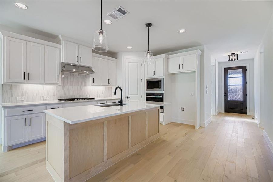 Furnished interior view inside a new home in Mosaic 40s, Celina (Image 5).