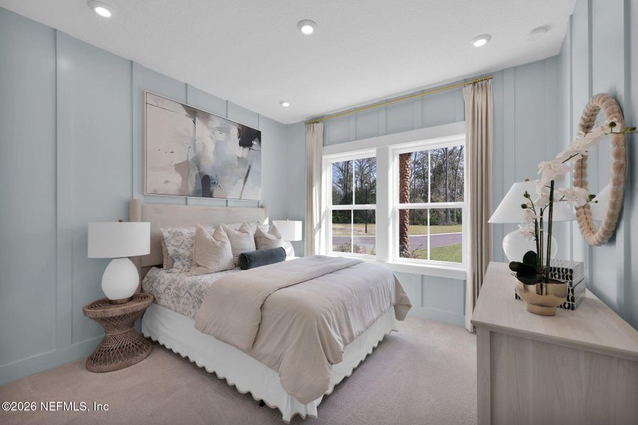 Furnished interior view inside a new home in Landing at Olde Florida, St. Augustine (Image 28).