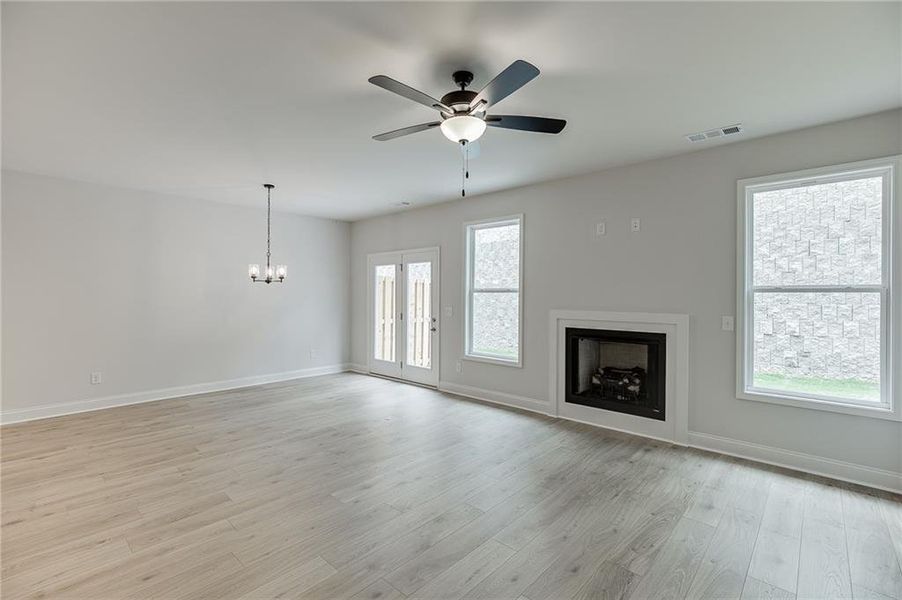 Spacious, unfurnished interior of a new home in , Sugar Hill (Image 16). Spacious, unfurnished interior of a new home in , Sugar Hill (Image 16).
