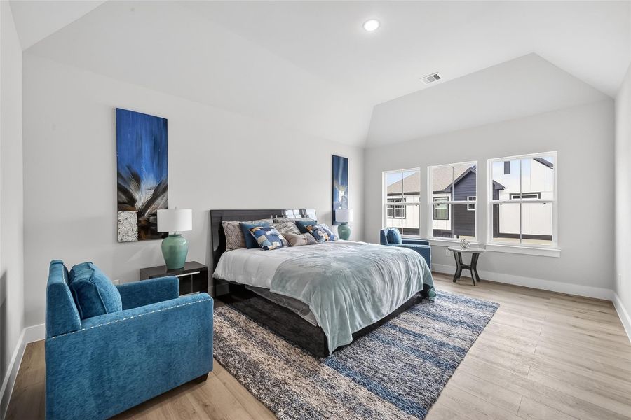 Furnished interior view inside a new home in Metro Village, Houston (Image 36).