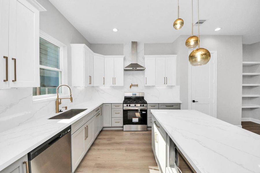 Furnished interior view inside a new home in , Houston (Image 27).