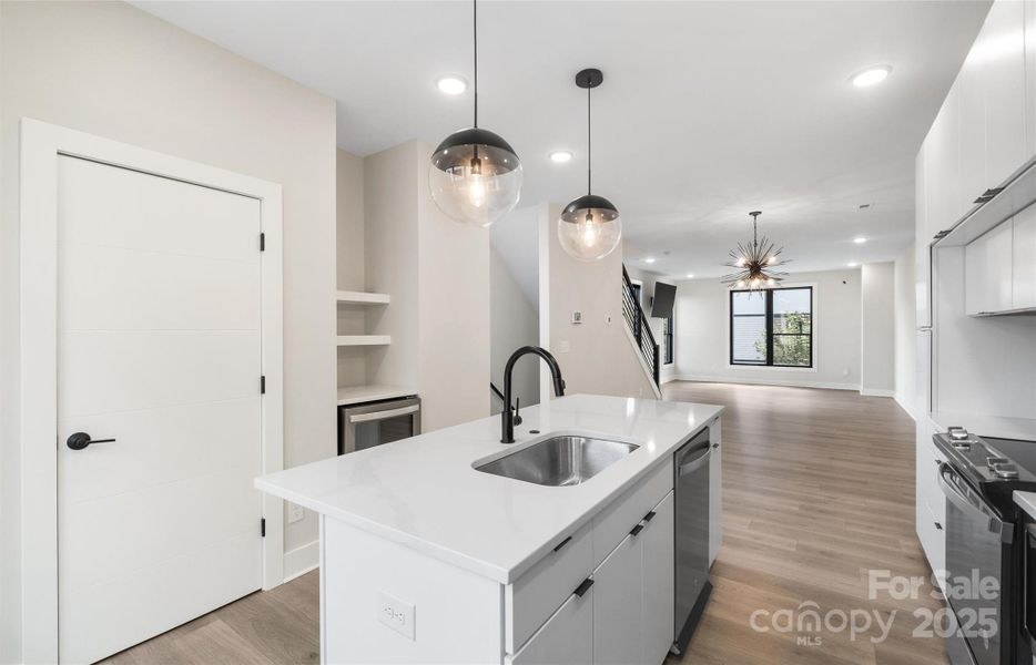 Furnished interior view inside a new home in , Charlotte (Image 5). Furnished interior view inside a new home in , Charlotte (Image 5).